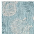 thumbnail image 3 of SAFAVIEH Courtyard Larry Seashells Indoor/Outdoor Area Rug, 9' x 12', Aqua/Cream, 3 of 7