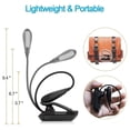 thumbnail image 3 of Rechargeable Book Light - Reading Lights for Books in Bed with 7 LED & 3 Brightness, Blue Light Blo, 3 of 5