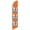 Orange, variant on Cobb Promo Advertising Feather Flag 12ft Compatible with 7 Eleven Open 24hrs Green - Replacement Flag Only Without Poleset