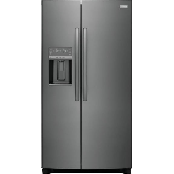 FRIGIDAIRE GRSC2352AD  SIDE BY SIDE FREESTANDING REFRIGERATOR Black Stainless Steel