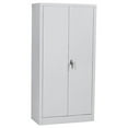thumbnail image 2 of Sandusky Lee 72 Inch SnapIt Steel Storage Cabinet with 4 Shelves, Dove Gray, 2 of 7