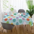 thumbnail image 5 of Coolnut Easter Egg Dots Rectangle Tablecloth, Spill-Proof Polyester Table Cloth, Table Cover for Kitchen Dining Picnic Holiday Party Decoration, 60"x60", 5 of 7