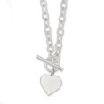 thumbnail image 1 of 925 Sterling Silver Heart Necklace, 1 of 2