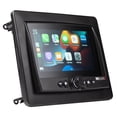thumbnail image 1 of MB Quart - Sistema de audio portátil con visualización táctil para coche estéreo de doble zona para barco y UTV, color negro, 1 of 5