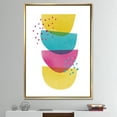 thumbnail image 2 of Designart ' Minimal Spots Balance II ' MidCentury Modern Framed Canvas, 2 of 3