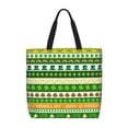thumbnail image 1 of Balery St. Patrick's day in green colors Bolsa de Mano para Mujeres con Cremallera, Bolsa de Gimnasio con Compartimentos, Bolsa para Laptop, Bolsa para Trabajo, 1 of 7