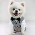 thumbnail image 3 of Pet Costume Dog Suit Formal, Dog Suit Bow Tie Costume, Gentleman Dog Wedding Party Suit, Dog Shirt Puppy Pet Small Dog Clothes, 3 of 6
