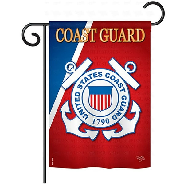 US Coast Guard Garden Flag 2 Sided Military - Walmart.com - Walmart.com