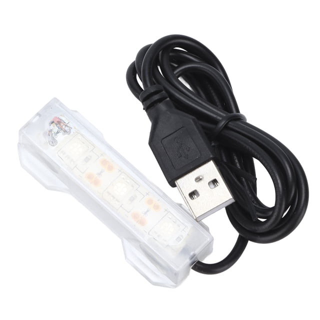 Luz LED para pecera, luz para acuario, carga USB, luz USB para pecera, iluminación para acuario, acabado de lujo