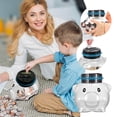 thumbnail image 2 of TIELUTT Intelligent Recognition Prompt Bank Mony Saving Jar with LCD Digital Counter for Kids Jailbreak Bank Pig Bank Glass Small Safes for Kids Miniature Locker Bank Bulk, 2 of 8