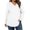 Fall Clothes White, variant on Womens Drawstring Hooded Sweatshirts, Long Sleeve Pullover for Women Fashion Loose Fit Solid Color V Neck Hoodies with Pockets Fall Clothes