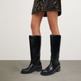 thumbnail image 4 of VBDB Women's Knee High Boots Chunky Block Heel Long Boots Square Toe Low Heel Boots for Women, 4 of 6