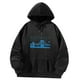 thumbnail image 4 of Sudadera con capucha para mujer, Sudadera con capucha con estampado gráfico suave, Sudadera con capucha de manga larga para chicas adolescentes, ropa , negro, S, 4 of 10