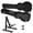 Black LP Case, Metal Stand, variant on Electric Guitar Hard Case for LP Les Paul Style Electric Guitar Wooden Hard Shell Lockable