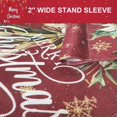 thumbnail image 4 of Floral Christmas Garden Flags 12x18 Double Sided- Merry Xmas Flower Yard Flag for Winter Outside Holiday Decoration, 4 of 6