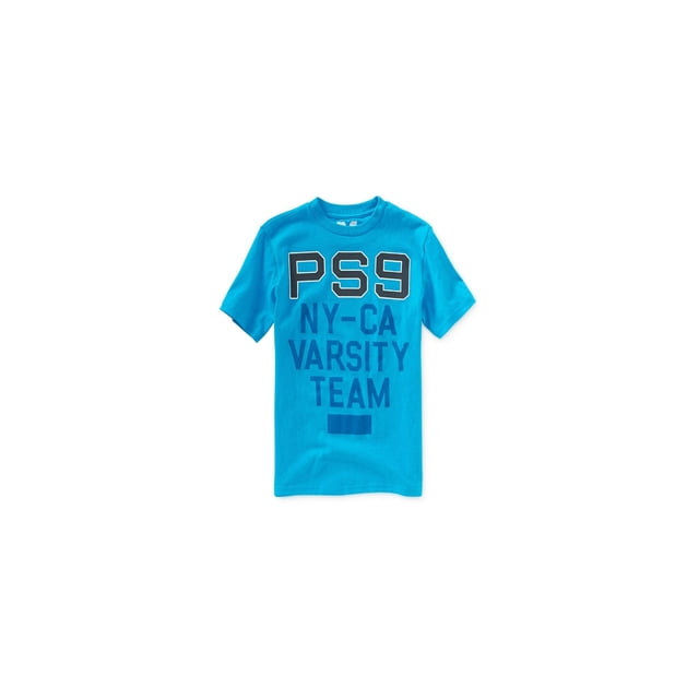 Camiseta gráfica Aeropostale Boys Varsity Team, azul, 4
