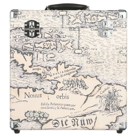 Victrola - Storage Case for Vinyl Turntable Records - Map