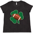 thumbnail image 3 of Inktastic St Patricks Day Football Women's Plus Size T-Shirt, 3 of 5
