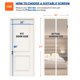 thumbnail image 2 of Puerta mosquitera magnética MAGZO Fit Door 81 x 205 cm, color blanco, 2 of 6