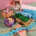 thumbnail image 4 of Rick Rack Trim, 5 Yard 20mm / 0.8 Inch Wave Bending Fringe Trimming Ribbon [Black], 4 of 6