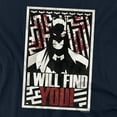 thumbnail image 2 of Batman T-Shirt I Will Fnd You Unisex Graphic Tee For Men & Women, 2 of 7