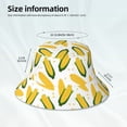 thumbnail image 3 of Xecao Corn On The Cob Print Men and Women Night Reflective Hat Runner Cap Visor Bucket Hat Boonie Cap, 3 of 6