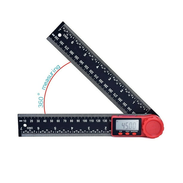 LCD Digital Angle Finder Ruler 8Inch Protractor Measure Tools 200mm Angle Gauge
