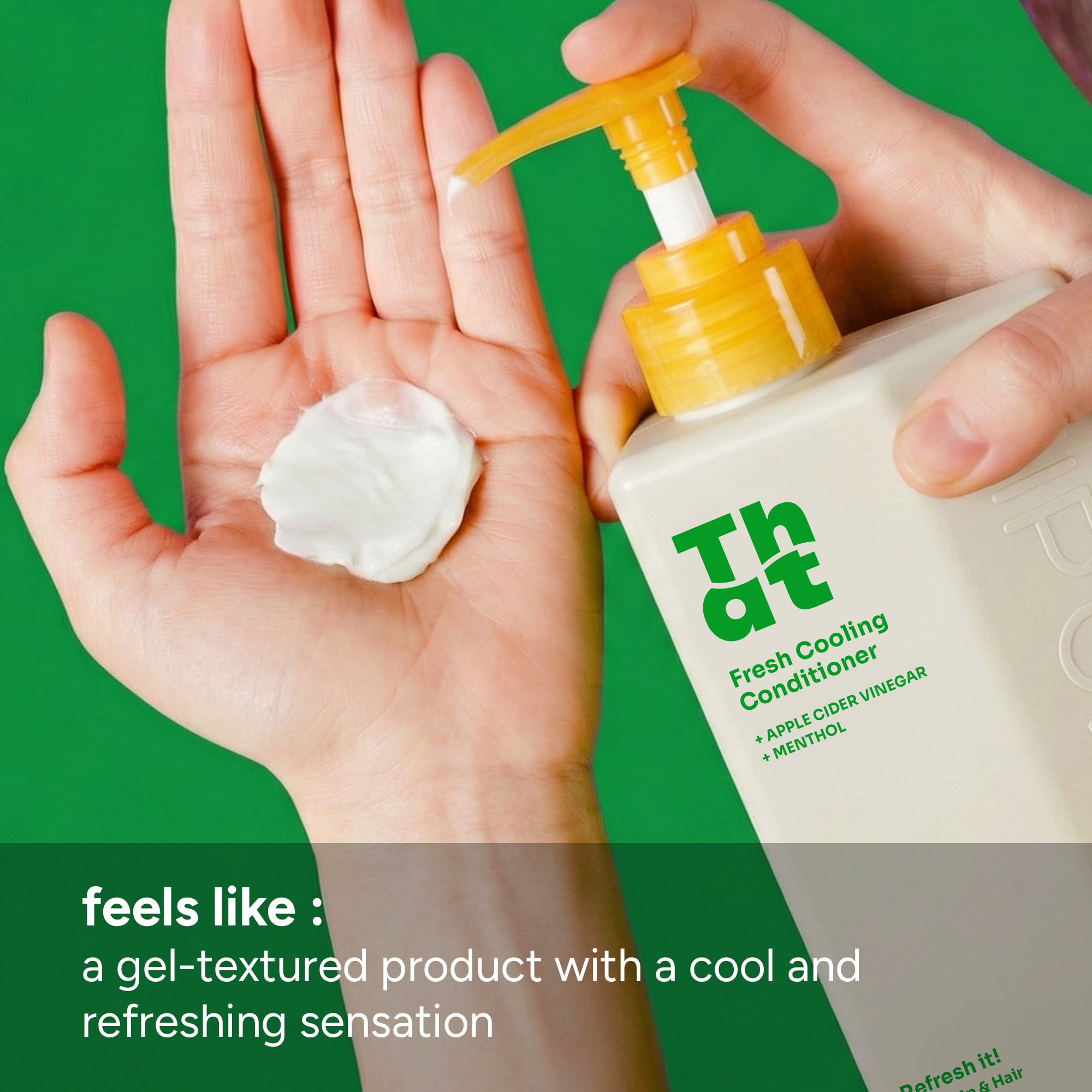 Hip Chic That Fresh Hair Cooling Conditioner, Lightweight Hydration for Refreshing Feel