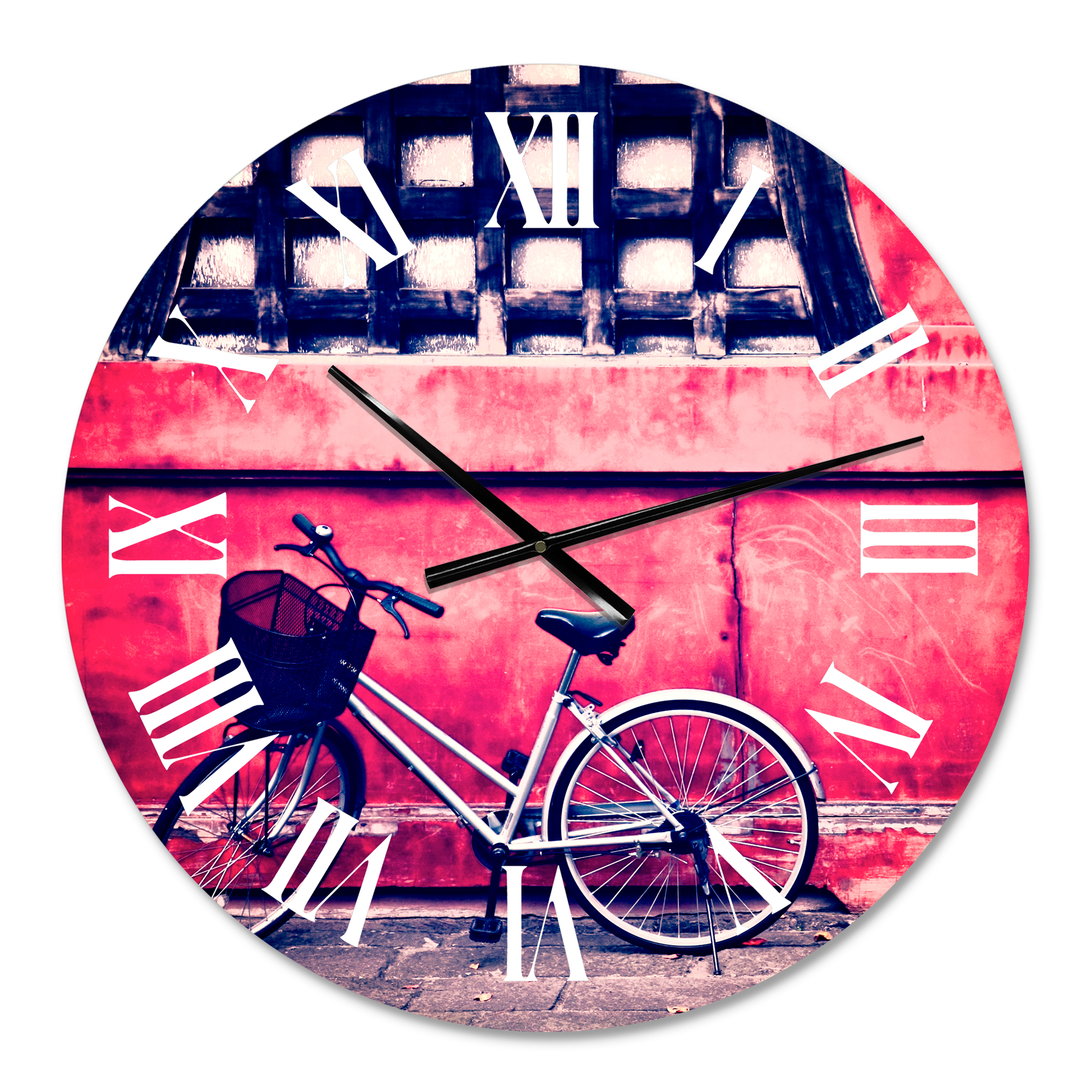 Designart 1 in Quartz Vintage Wall Clock