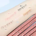 thumbnail image 5 of Delineador de ojos líquido mate, 4 colores, resistente al agua, duradero, colorido, rojo, marrón, secado rápido, lápiz delineador de ojos, cosméticos de maquillaje de ojos, 5 of 5