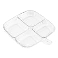 thumbnail image 3 of Siruishop Divided Serving Pot Dried Fruit Plate for Birthday Party Weddings Restaurant clear, 3 of 8