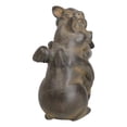 thumbnail image 3 of Rustic Country Hog Heavens Whimsical Angel Winged Pig Couple Dancing Figurine, 3 of 9