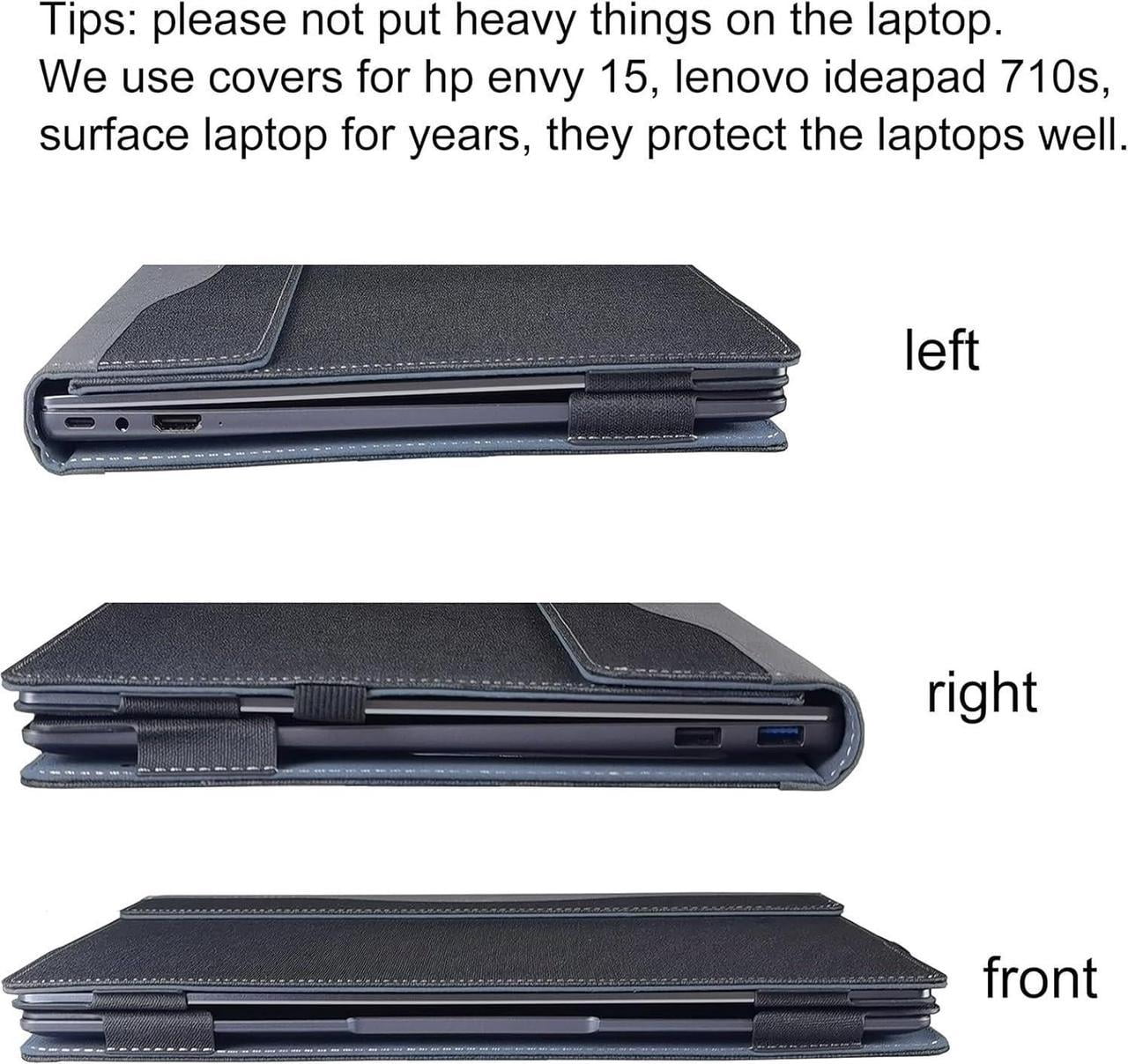 Protective Case Cover for 16" Hp Pavilion Book Pro 16-ab 16t-ab Pavilion Book Plus 16-ag 16-af Pavilion Laptop 16-af 16t-af Detachable Notebook Sleeve Computer Bag with Pencil Holder