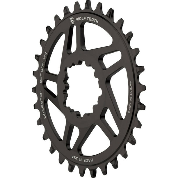 Wolf Tooth Components Drop-Stop Chainring: 30T, SRAM Direct Mount, Offset, For Boost Chainline - Walmart.com