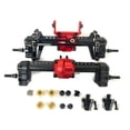 thumbnail image 1 of Wweixi 2pcs Aluminum Alloy Rear Axle For FCX24 1/24 Crawler CNC RC Car Accessories Replacement Parts RC Upgrade Part Black, 1 of 6