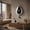 Silver, variant on 20.4 Inch Pendulum Wall Clock, Silent Non-Ticking Acrylic Clock, Modern Decorative Wall Clock, Easy to Hang Fade Resistant Quartz Clocks for Living Room, Bedroom, Office, Housewarming Gift (Black)