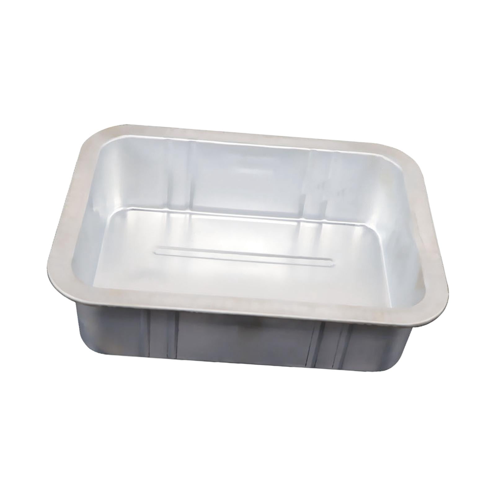 Nishiyuenyi Engine Oil Drain Pan Leakproof Large Capacity Professional Oil Trip Tray White S