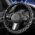 thumbnail image 1 of TIMIFIS Auto Steering Wheel Cover Car Steering Wheel Cover with Diamonds Elastic without Inner Wave Universal Hot Drilling Handle Cover Steering Covers, 1 of 6
