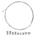 thumbnail image 2 of Liukekj 1 Set Stainless Steel Motorcycle Cable Repair Kit Universal Bike Brake Cable Housing Kit Motorcycle Cable Replacement for Inner Clutch Cable Repair, 2 of 10