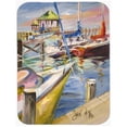 thumbnail image 1 of Boat Docks Sailboats Glass Cutting Board, Large, 1 of 1