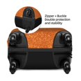 thumbnail image 4 of Haiem Orange Glitter Luggage Cover Printed Suitcase Covers for Luggage Elastic Washable Suitcase Protector Fits 18-32 Inch Luggage-Medium, 4 of 9