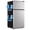 Silver, variant on TACOOL Refrigerator with Top Freezer 2.4Cu.ft Two Door Small Mini Fridge for Person Use with Egg tray, Black