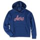 thumbnail image 1 of Sudadera con capucha Aeropostale Script para mujer, azul, mediano Aeropostale Sudadera, 1 of 2