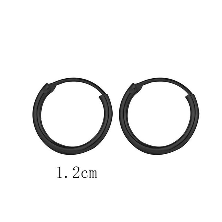 Plastic store ring earrings