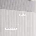 thumbnail image 5 of Mainstays Corduroy Quilt, Full/Queen, White, Reversible Bedding, 5 of 10