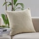 thumbnail image 4 of Decorative Pillow Cushion Cover | Soft Breathable Polyester Material | Gray | Classic Modern Design | Removable Easy-Clean Case | 45x45cm | Versatile for Sofa Bed Hotel | Single Pack, 4 of 6
