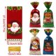 thumbnail image 3 of 25/50/100 bolsas de regalo para galletas y dulces navideños, 2024, decoraciones navideñas para el hogar, suministros para fiestas de Año Nuevo, 3 of 5