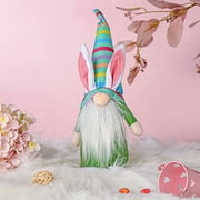 Easter Gnomes Decorations Stuffed Rabbit Faceless Dwarf Doll Dwarf Rudolph Ornament Gifts for Kid