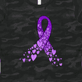 thumbnail image 4 of Inktastic Alzheimer's Awareness Purple Ribbon made of Heart Women's T-Shirt, 4 of 5