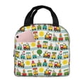thumbnail image 1 of Disketp Train With Animals for Insulated Lunch Bag for Women and Men, Perfect for Work, Hiking, Picnic, 1 of 8